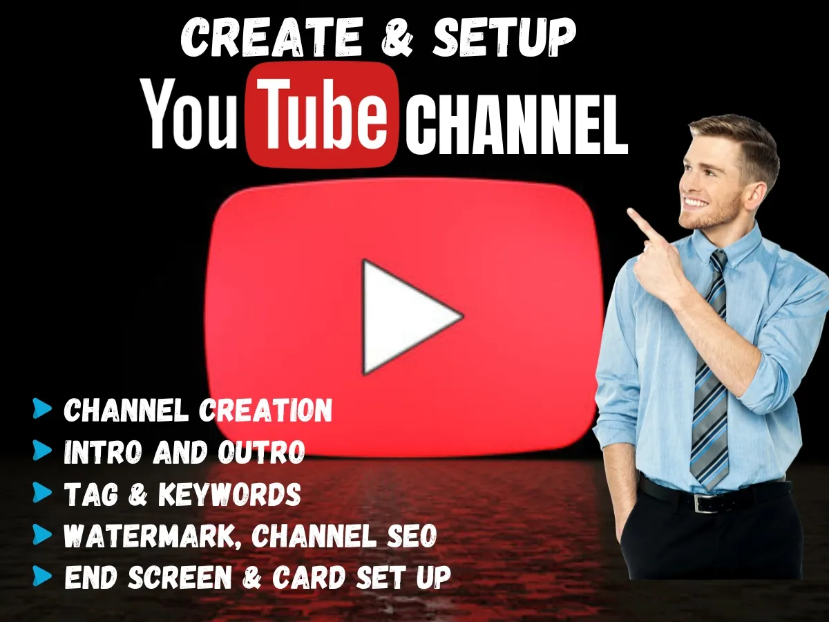 Youtube Channel create, setup, design and optimization with SEO