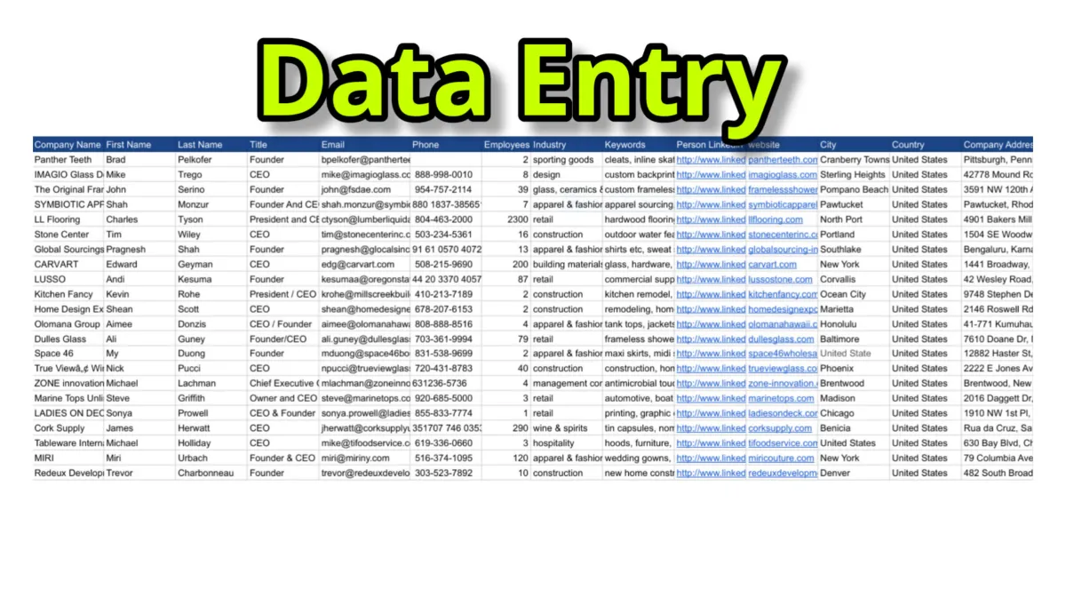 I will provide data entry, virtual assistant, web research, copy paste service