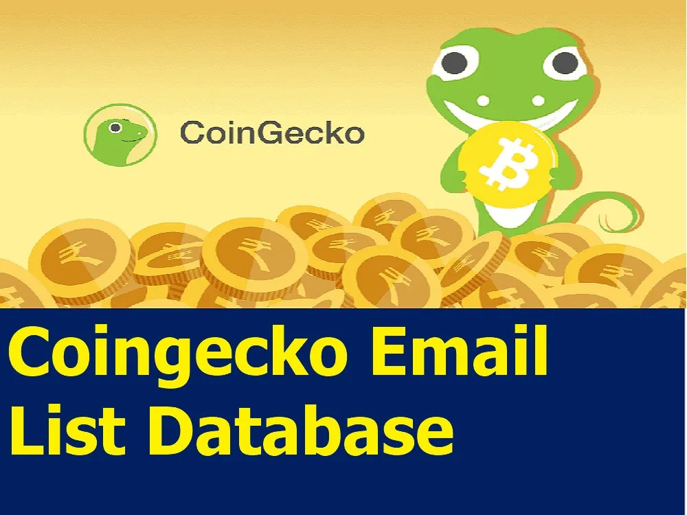 Give You 897,000 Verified And Fresh CoinGecko Email Leads Database