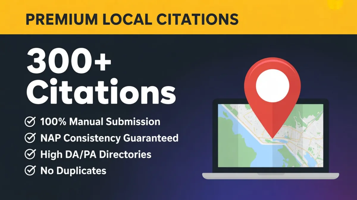 I Will Do Top 300 Local SEO Citation, Listing, and Directory Submissions to Boost Local Ranking