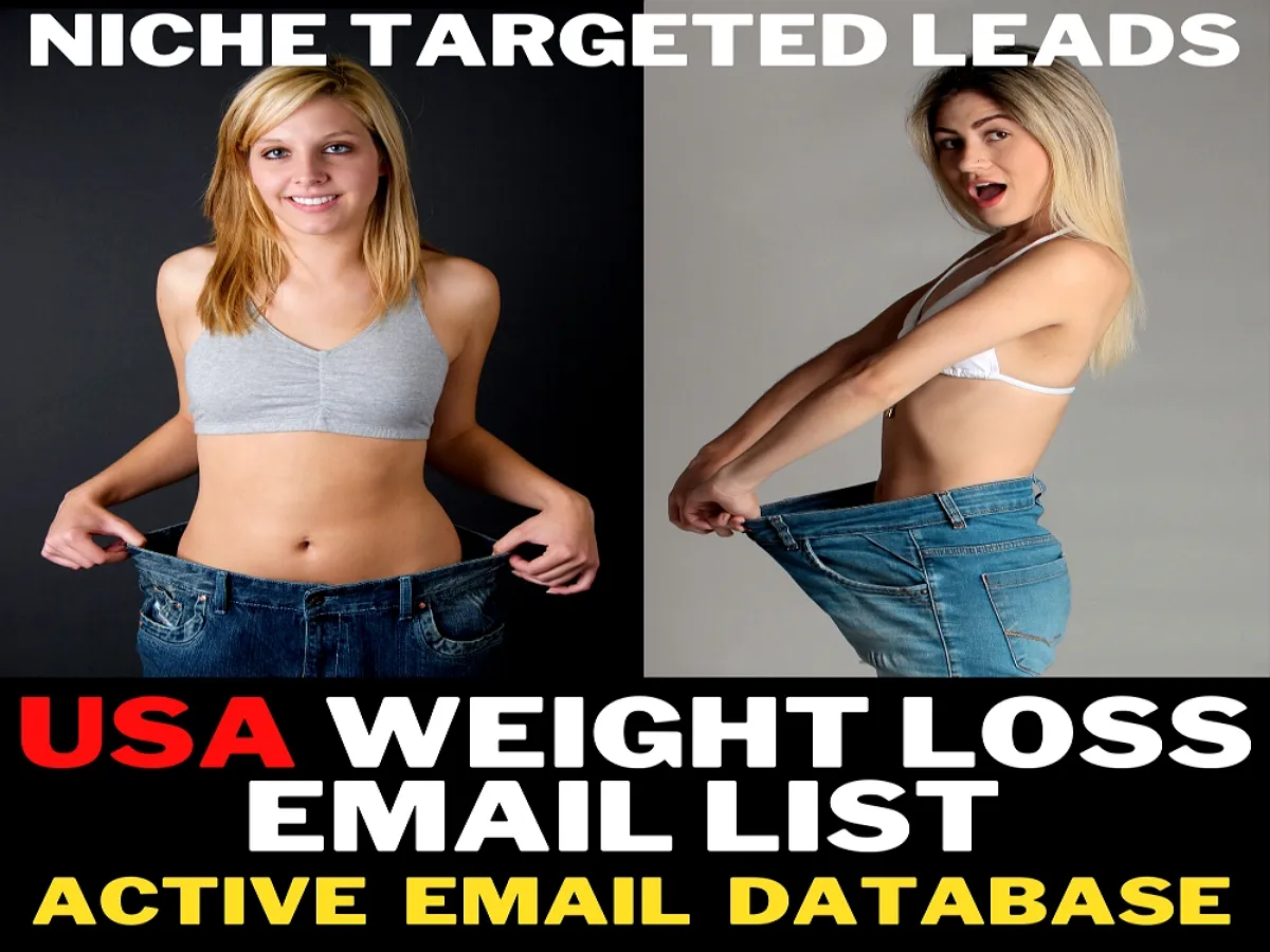 Give You 600,000 USA Weight Loss Email Leads  Database | Targeted Health and Fitness Consumers