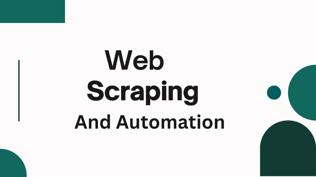 do web scraping and automation