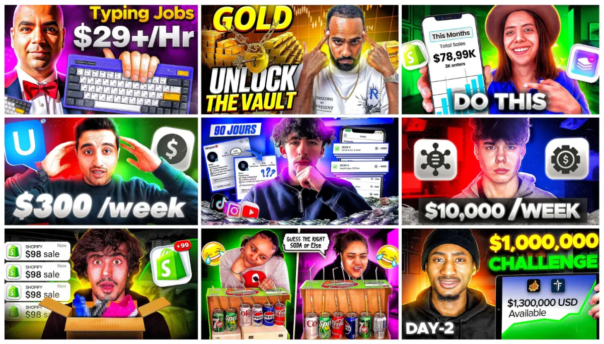 I will design attractive clickbait YouTube thumbnail
