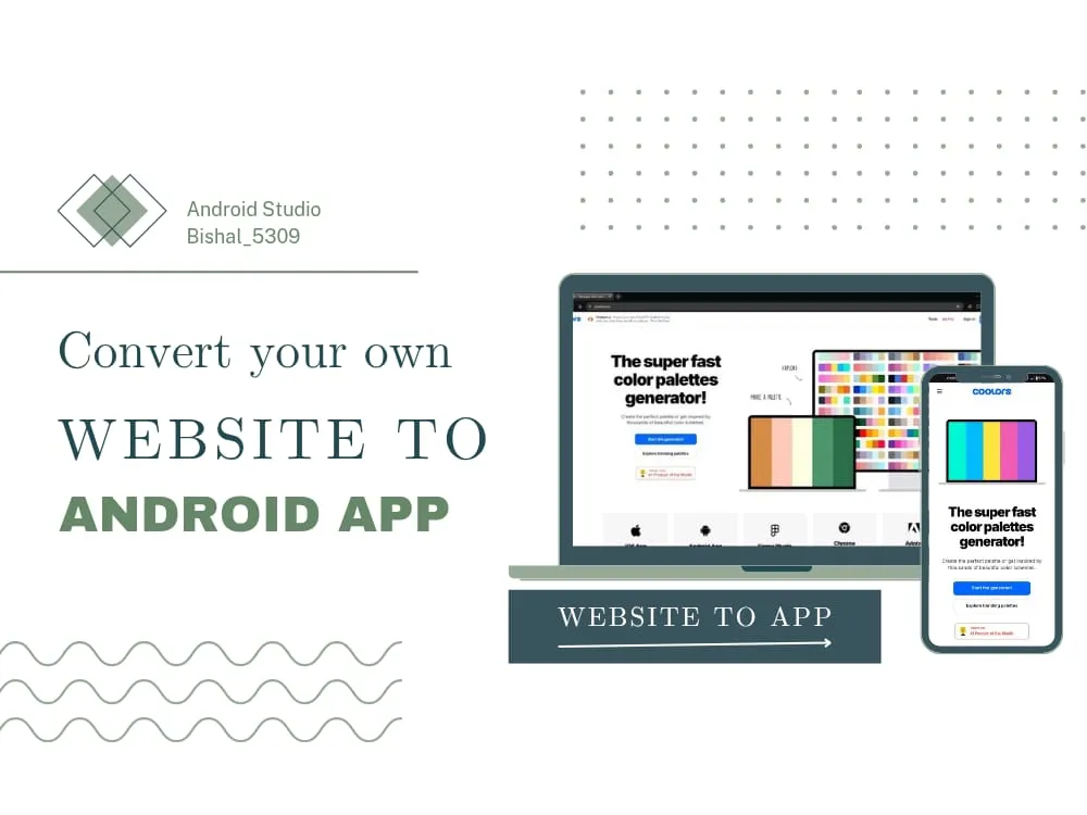 Turn your website into an android application