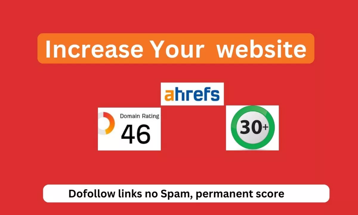 Increase your website Domain rating DR 30+ for google ranking