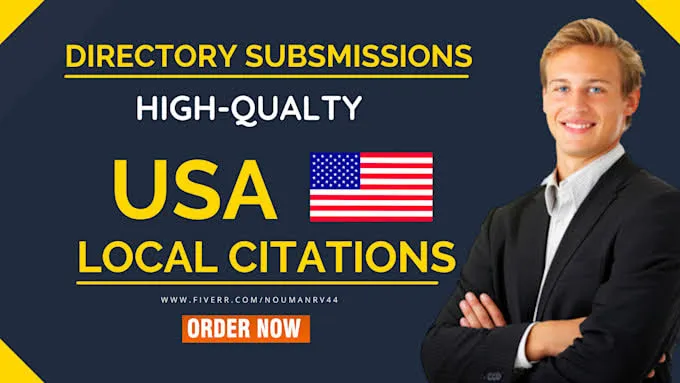 I will 200 USA local citations directories local SEO with quality