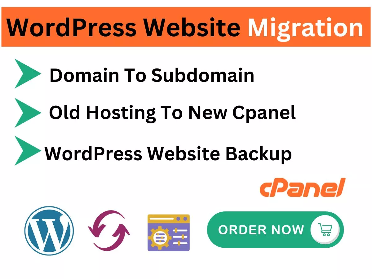 I will migrate WordPress website domain transfer and website backup