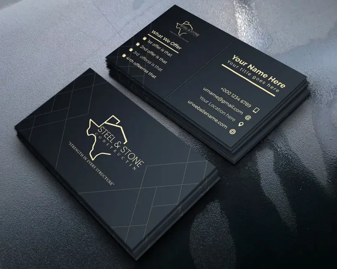 do professional business card design 