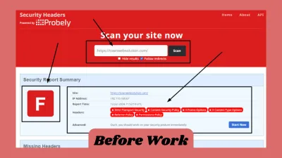 add https security headers and remove malware from your website