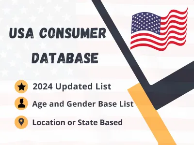 Provide You 100K USA Consumers Email List Database Leads 2024 Updated