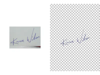 Convert your handwritten signature to a digital signature