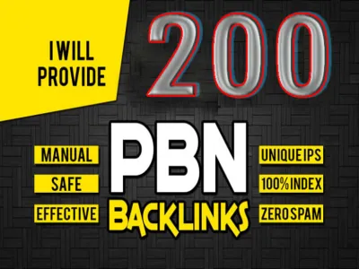 Get 200+ Premium Web 2.0 PBN Backlinks with DA 50+