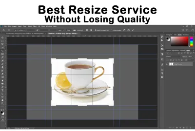 Professionally resize your images and remove backgrounds within a few hours