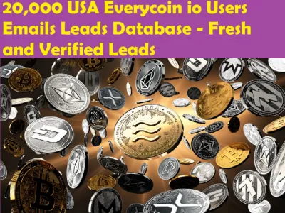 Give You 20,000 USA Everycoin io Users Emails Leads Database