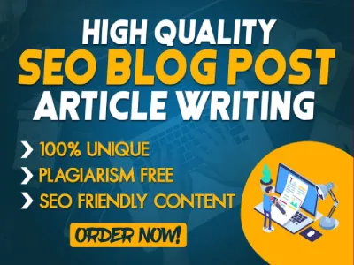 Write High Quality SEO Blogpost For Any Keyword Niche