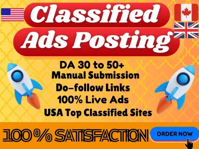 Build 120 HQ Classified Ads Posting to Boost Your Website Rank