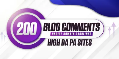 200 blog comment backlinks on High DA PA And DR websites