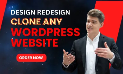 I will design redesign copy clone WordPress site using Elementor Pro