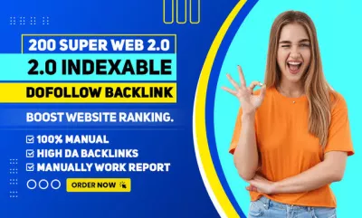 do indexable 200 web2.0 backlinks 