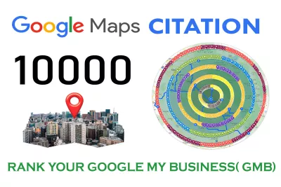 Do 10000 Google Maps Citation to Ranking Local GMB Profile