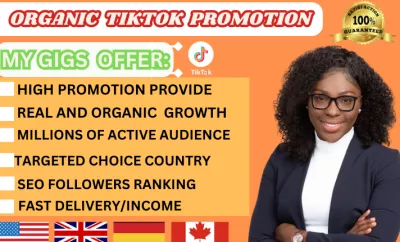 organic tiktok promotion, tiktok music video, tiktok follower, tiktok growth