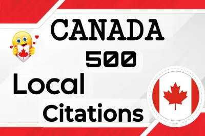 I will do top canada local citation and business directories 