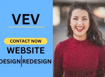 do website design or redesign in vev, showit