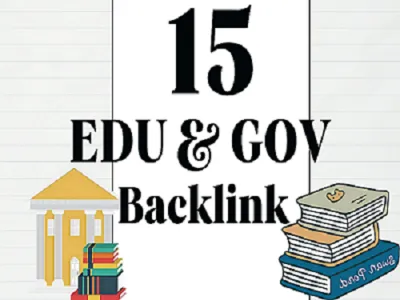 Do 15 EDU and GOV Backlink