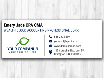 create a responsive, clickable HTML email signature