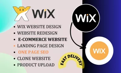  do wix website design or wix website redesign and wix landing page