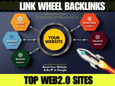 50 Powerful Link Wheel Backlink From Top Web 2.0 Sites - Linkwheel Backlinks