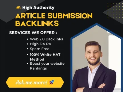 Boost Your SEO with High-Quality Article Submission Backlinks!