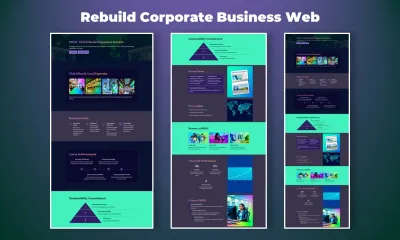 create a corporate business or consulting website for all
