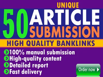 Article Submission Service for High-Quality Backlinks and Traffic