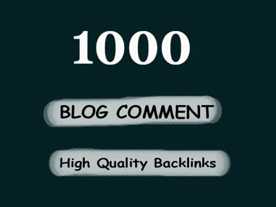 1000 Blog Comments Backlinks For Increase Link Juice And Faster Index