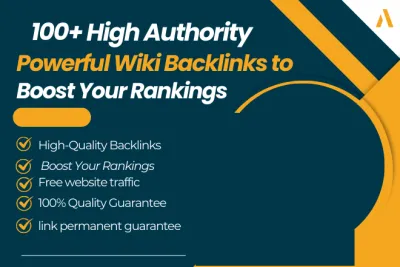 I will give you 100 Wiki backlinks