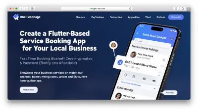 I will develop a powerful Flutter service booking app for your local business