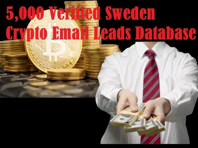 Give You 5,000 Verified Sweden Crypto Email Leads Database