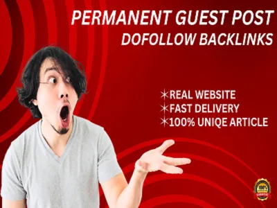 I will do guest post with permanent backlinks