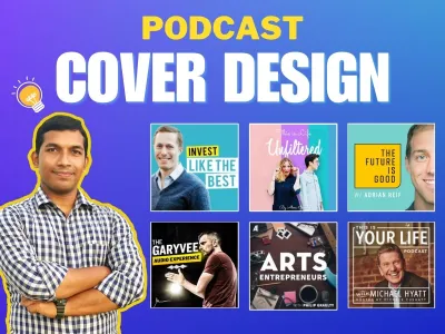 design professional podcast cover art and logo very quickly