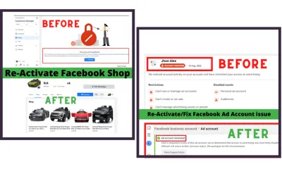 fix disable facebook business manager, fix ad account, reinstate fb ad account