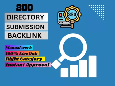 I will do 200 Directory Submission Manually with instant approval