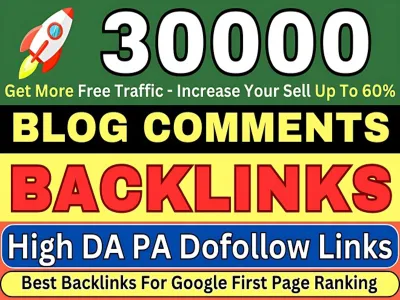 6000 High Quality Blog Comments Backlinks On High DA PA