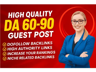 I will manually create 20 high-DA dofollow guest posts