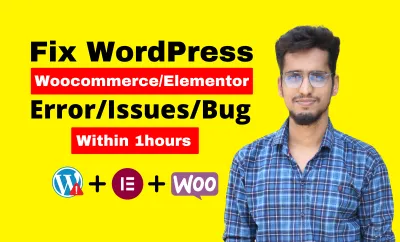 fix wordpress issues, critical errors, and any bugs