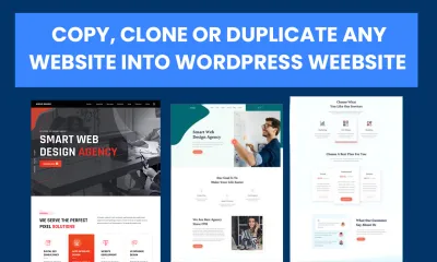 Copy, Clone or Duplicate Any Website into WP Site