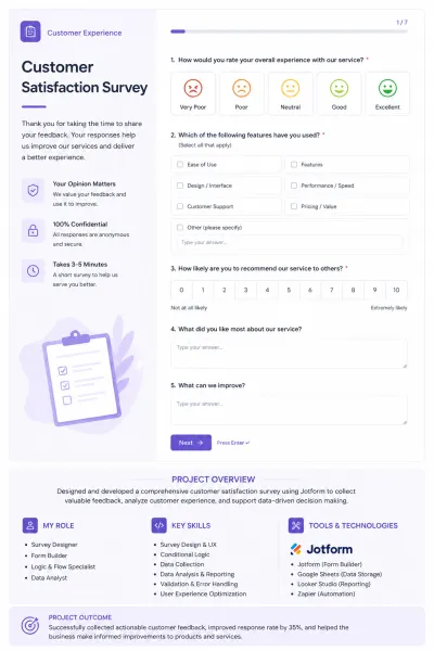 Set-up professional and advance form 