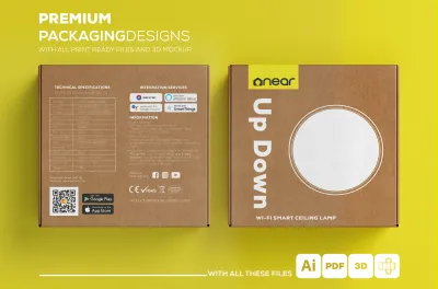 create a stunning amazon product packaging box design