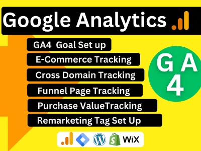 setup google analytics 4 and  GA4 Ecommerce tracking with tag manager