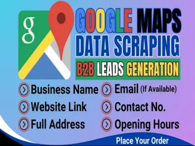 Scrap 200 Google Maps Data For Business (B2B) Leads